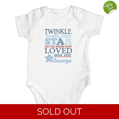 Twinkle Gift Set - Personalised Baby Vest